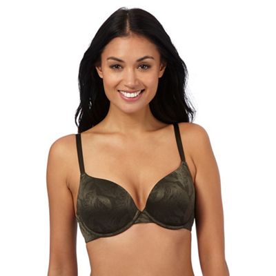 The Collection Khaki green 'Perfect Shaping' t-shirt bra